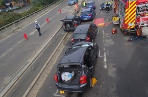 Polizeipräsidium Mainz: POL-PPMZ: Verkehrsunfall mit drei schwerverletzten Personen
