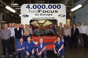 Ford-Werke GmbH: Vier Millionen Ford Focus in Europa produziert