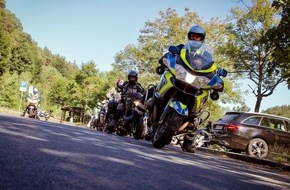 Polizeipräsidium Südhessen: POL-DA: Mossautal: "Biker Safety Tour" der Polizei/Lärm- und Unfallvermeidung Erste Hilfe-Tipps