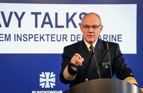 Presse- und Informationszentrum Marine: "Navy Talks mit dem Inspekteur der Marine" am 14.05.2025 in Berlin / Thema: Einblicke in den "Kurs Marine"