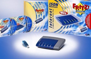 AVM GmbH: AVM auf der Internet World mit DSL, Bluetooth und ISDN / ISDN-Surfen doppelt so schnell ohne Mehrkosten / AVM in Halle 2.2, Stand B19