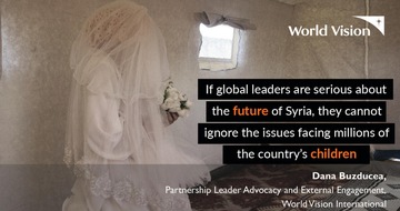 World Vision Schweiz: Vierte Syrien-Geber-Konferenz - Kinderehen nehmen dramatisch zu