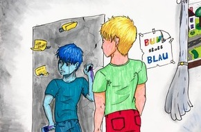 DAK-Gesundheit: Bunt statt blau: Schülerin der Oberschule an der Schaumburger Straße holt Landessieg