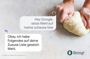 Bring!: Einkaufs-App Bring! jetzt in Google Assistant integriert