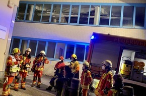 Feuerwehr Heiligenhaus: FW-Heiligenhaus: Brand in metallverarbeitenden Betrieb (Meldung 15/2021)