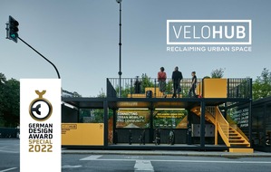 Designit: VeloHUB gewinnt German Design Award