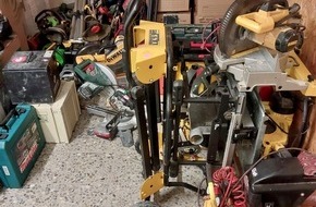 Bundespolizeiinspektion Flensburg: BPOL-FL: Bundespolizei stellt fast 100 elektrische Baumaschinen und Akkus sicher