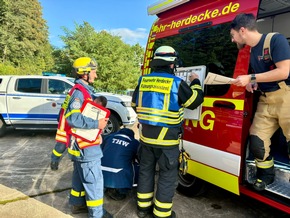 FW-EN: Jahresübung der Feuerwehr Herdecke - 14 Verletzte durch Gebäudeeinsturz nach Explosion