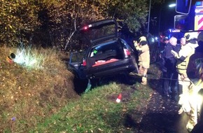 Feuerwehr Stolberg: FW-Stolberg: Verletzte Autofahrerin nach Verkehrsunfall