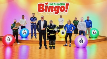 WestLotto: "Local Hero Bingo!": Verkauf heute gestartet / Neue Lotterie verbindet Spielspa&szlig; mit gesellschaftlichem Engagement