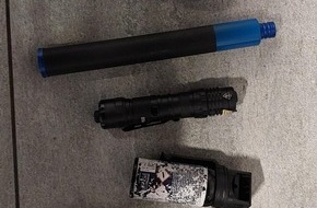 Bundespolizeidirektion Flughafen Frankfurt am Main: BPOLD FRA: Bundespolizei stoppt Mann mit Schlagstock am Regionalbahnhof des Flughafen Frankfurt