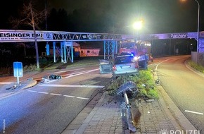 Polizeipräsidium Westpfalz: POL-PPWP: Alkohol am Steuer - Unfall gebaut