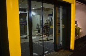 Polizeiinspektion Nienburg / Schaumburg: POL-NI: Geldautomatensprengung Bückeburg