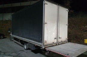 Polizeiinspektion Osnabrück: POL-OS: Bissendorf/Georgsmarienhütte: Mit 128% Überladung auf der Autobahn unterwegs - Polizei zog Kleintransporter aus dem Verkehr (Foto)