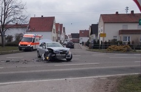 Polizeidirektion Ludwigshafen: POL-PDLU: (Böhl-Iggelheim) Unfall mit hohem Sachschaden