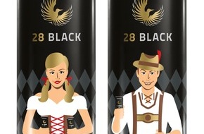 28 BLACK: Auf geht's zur Wiesn mit 28 BLACK / Energy Drink launcht limitierte Oktoberfest-Edition