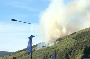 Feuerwehr Plettenberg: FW-PL: OT-Stadtmitte. 3.FOLGEMELDUNG Waldbrand am Saley ist gelöscht.