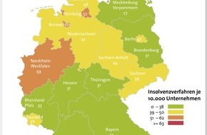 CRIF GmbH: Firmeninsolvenzen sinken um 7,6 Prozent (FOTO)