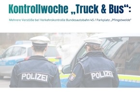 Polizeipräsidium Südosthessen: POL-OF: Kontrollwoche "Truck & Bus": Mehrere Verstöße bei Verkehrskontrolle; 2.000 Liter Diesel abgezapft und Wahlplakat durch Feuer beschädigt