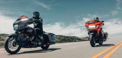 F&uuml;r 2026 stellt Harley-Davidson neue Fahrzeuge aus den Familien Grand American Touring, Trike, Adventure und Custom Vehicle Operations vor
