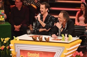 SAT.1: Hasenohren, bunte Eier und großer Spaß in SAT.1: Hugo Egon Balder, Florian Silbereisen und 13 Comedy-Stars stimmen in "Genial daneben - Die Ostershow" auf das Oster-Wochenende ein