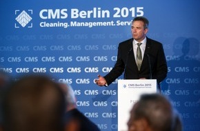 Messe Berlin GmbH: Statement von Markus Asch, Vorsitzender des Fachverbandes Reinigungssysteme im VDMA anlässlich der Eröffnung der CMS Berlin 2015