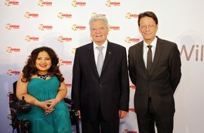 Aktion Mensch e.V.: 50 Jahre Aktion Mensch / Bundespräsident würdigt Engagement der Soziallotterie (FOTO)