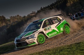 Skoda Auto Deutschland GmbH: Perfekter Auftakt: Neuer SKODA Fabia R5 siegt bei seiner Rallye-Weltpremiere