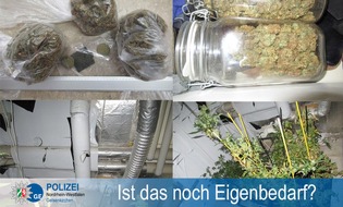 Polizei Gelsenkirchen: POL-GE: Marihuana, Haschisch und Cannabis-Pflanzen sichergestellt