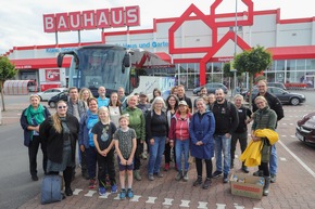 BAUHAUS Kunden erleben erfolgreichen Waldschutz hautnah