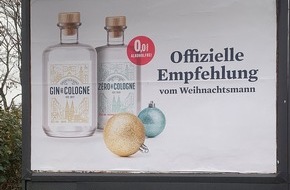 Gin de Cologne: Gin de Cologne inspiriert mit frecher Weihnachtskampagne