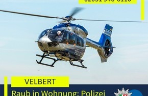 Polizei Mettmann: POL-ME: Raub in Wohnung: Polizei ermittelt - 2507081