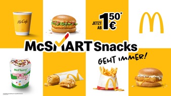 McDonald's Deutschland: All das mit den neuen McSmart Snacks: Unbeschwerte Momente für jeden Geldbeutel