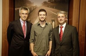 Audi AG: Justin Timberlake wird neuer Audi Markenbotschafter (Mit Bild)