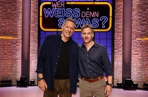 ARD Das Erste: Hollywood-Stars bei "Wer weiß denn sowas?" / Tom Wlaschiha spielt gegen Ralf Moeller / Das Wissensquiz vom 9. bis 13. Dezember 2024, um 18:00 Uhr im Ersten