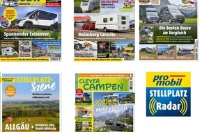 Motor Presse Stuttgart, PROMOBIL/ CARAVANING: Reisemobil- und Caravaning-Titel der Motor Presse Stuttgart liegen voll im Trend
