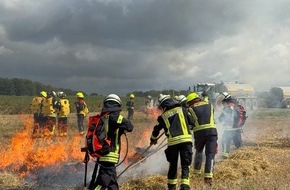 Feuerwehr Mönchengladbach: FW-MG: Übungsdienst zur Vegetationsbrandbekämpfung in Hardt und Rasseln