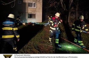 Feuerwehr München: FW-M: Mehrere Brandeinsätze in der Nacht (Stadtgebiet)