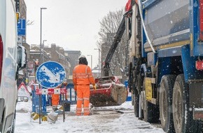 BG BAU Berufsgenossenschaft der Bauwirtschaft: Sicherheit auf Baustellen bei Kälte, Nässe, Eis und Schnee