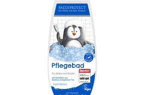 Paedi Protect AG: PAEDIPROTECT Pflegebad erhält Note "sehr gut" / Das deutsche Produkt überzeugte laut ÖKO-Test Magazin in allen untersuchten Kriterien