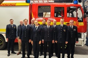 Feuerwehr Paderborn: FW Paderborn: Jahreshauptversammlung des Löschzuges Marienloh