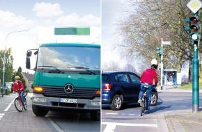 Deutscher Verkehrssicherheitsrat e.V.: Toter Winkel: Radfahrer in Gefahr / DVR fordert fahrzeugtechnische Lösungen