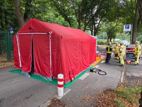FW Datteln: Gefahrstoffeinsatz sorgt für Evakuierungsmaßnahmen