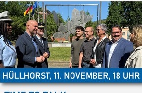 Polizei Minden-Lübbecke: POL-MI: Time to Talk - Die Polizei lädt zum Sicherheitsgespräch