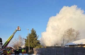 Feuerwehr Minden: FW Minden: Todesopfer bei Brand eines Wohnhauses in Minden