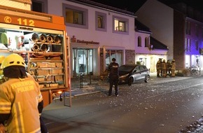 Feuerwehr Pulheim: FW Pulheim: Geldautomatensprengung in Pulheim-Stommeln
