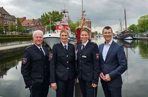Polizeiinspektion Leer/Emden: POL-LER: Begr&uuml;&szlig;ung der neuen Dienststellenleiterin des Polizeikommissariates Emden, Frau Polizeioberr&auml;tin Angelika Gr&uuml;ter, und Verabschiedung von Polizeioberr&auml;tin Frida Sander als bisherige Leiterin