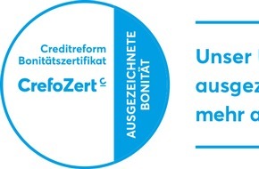 Living Haus: Living Haus erhält das CrefoZert-Siegel für ausgezeichnete Bonität / Ein sicherer Partner für alle Baufamilien