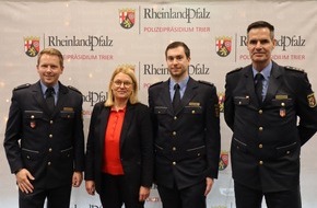 Polizeipräsidium Trier: POL-PPTR: Polizeiinspektion Trier unter neuer Leitung, Weitere Führungswechsel im Polizeipräsidium Trier