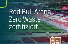 PreZero Stiftung & Co. KG: Pressemitteilung: Road to Zero Waste: Red Bull Arena in Leipzig zertifiziert